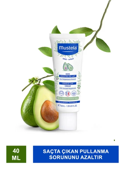 Mustela Cradle Cap Cream 40 ml Konak Kremi ürün görseli 1
