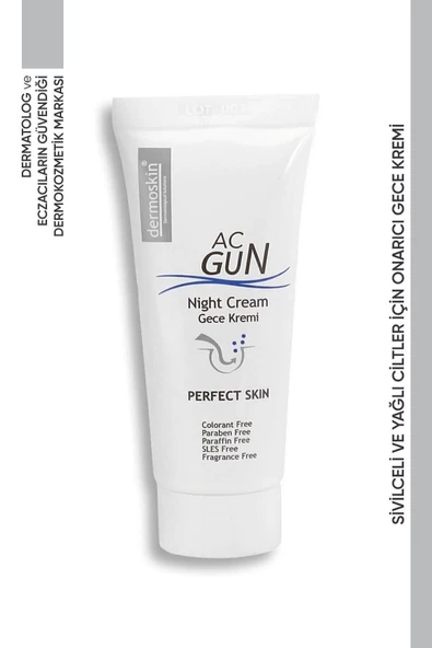 Dermoskin Acnegun Onarıcı Gece Kremi 30 ml ürün görseli 1