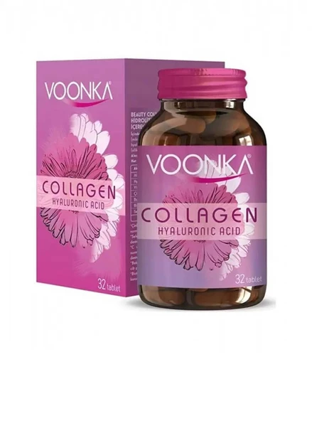 Voonka Beauty Collagen Hyaluronic Acid 32 Tablet ürün görseli 1