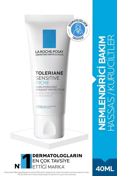 La Roche Posay Toleriane Sensitive Rich 40 ml Nemlendirici ürün görseli 1