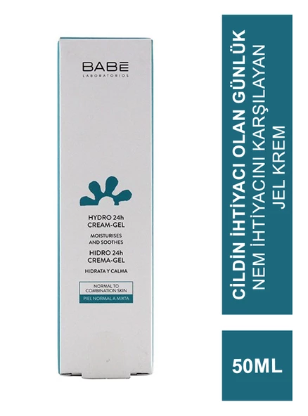 Babe Hydro 24h Cream Gel 50 ml Su Bazlı Nemlendirici Jel Krem ürün görseli 1