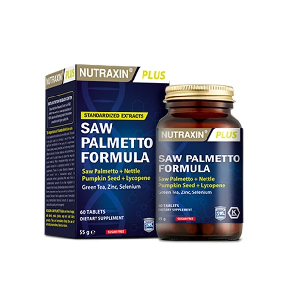 Nutraxin Plus Saw Palmetto Formula 60 Tablet ürün görseli 1