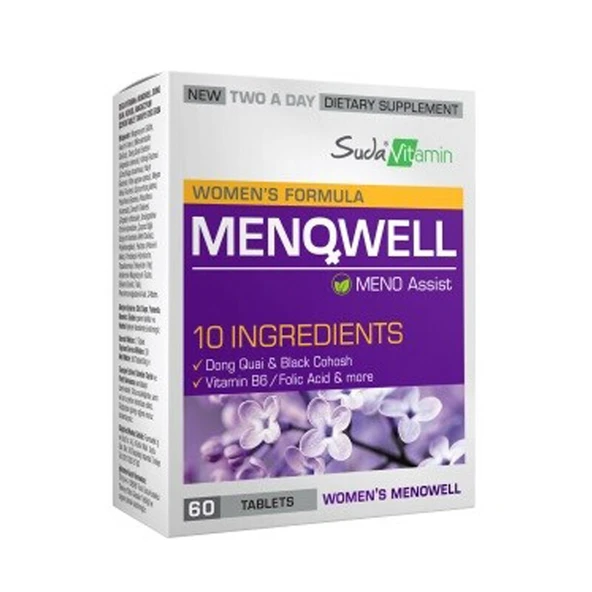 Suda Vitamin Vitamins Womens Formula MenoWell 60 Tablets ürün görseli 1