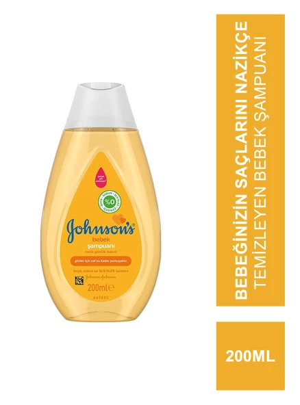 Johnsons Baby Bebek Şampuanı 200ml ürün görseli 1