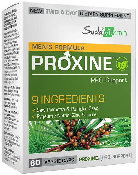 Suda Vitamin Vitamins Mens Formula Proxine Pro Support 60 Kapsül ürün görseli 1