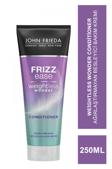 John Frieda Ağırlaştırmayan Besleyici Bakım Kremi- Weightless Wonder Conditioner 250 ml ürün görseli 1
