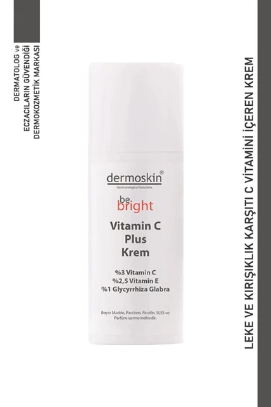 Dermoskin Be Bright Vitamin C Plus Krem 33ml ürün görseli 1