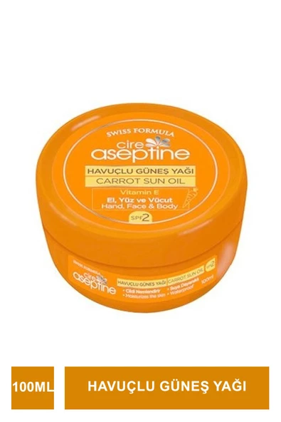 Cire Aseptine Havuç Yağlı Bronzlaştırıcı Güneş Kremi 100ml ürün görseli 1