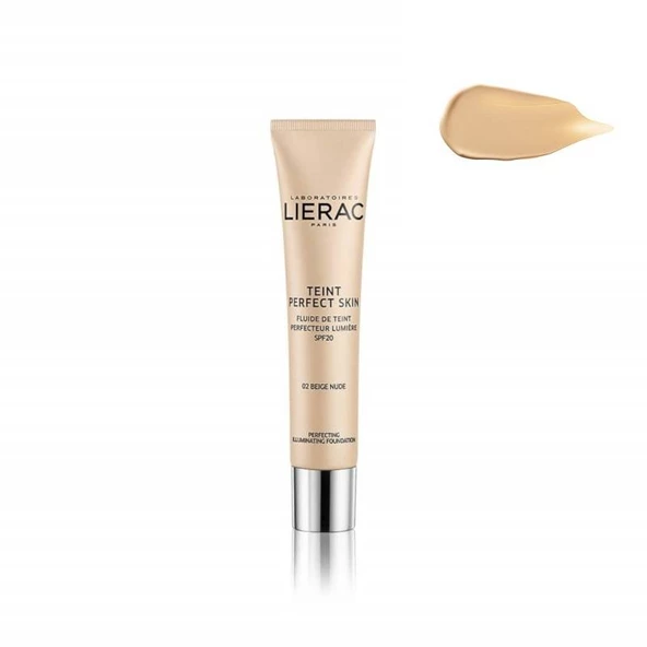 Lierac Teint Perfect Skin Spf20 Aydınlatıcı Fluid Fondöten 30 ml02 Nude Beige ürün görseli 1
