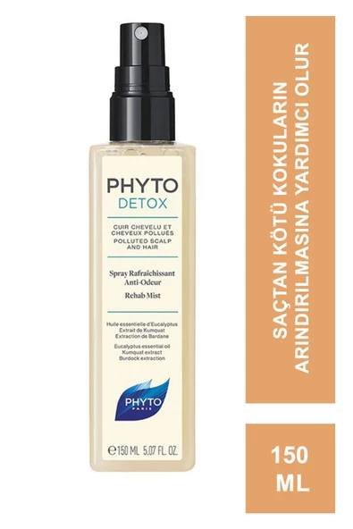 Phyto Phytodetox Cansız ve Mat Saçlar İçin Koku Giderici Sprey 150 ml ürün görseli 1