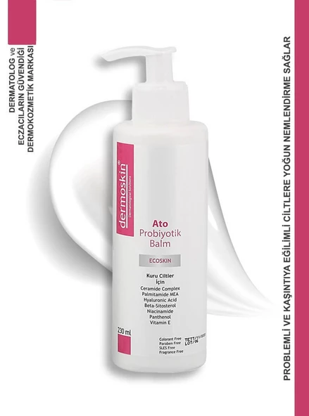 Dermoskin Ato Probiyotik Balm Kuru Ciltler için 230 ml ürün görseli 1