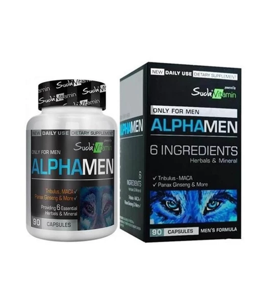 Suda Vitamin AlphaMen 90 Kapsül ürün görseli 1