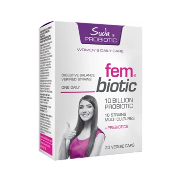 Suda Probiotic Fembiotic 30 Kapsül ürün görseli 1