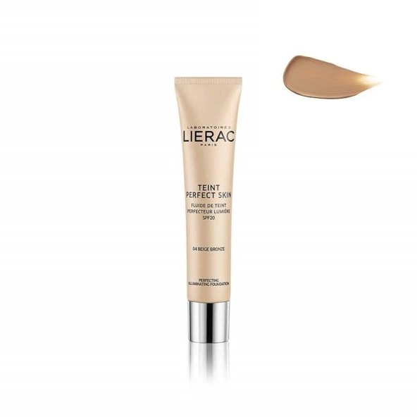 Lierac Teint Perfect Skin Spf20 Aydınlatıcı Fluid Fondöten 30 ml04 Bronze Beige ürün görseli 1