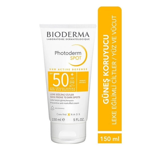 Bioderma Photoderm Spot SPF 50+ Leke Karşıtı Güneş Kremi 150 ml ürün görseli 1
