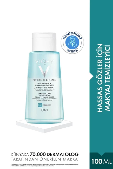 Vichy Purete Thermale Çift Fazlı Göz Makyaj Temizleyici 100ml ürün görseli 1