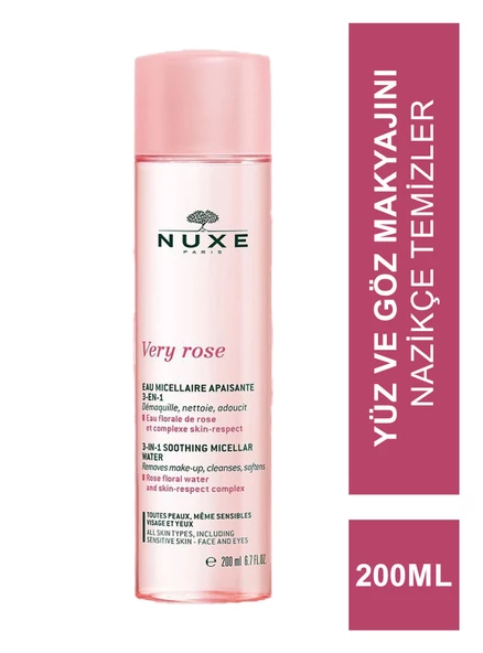 Nuxe Very Rose Soothing Micellar Water - Yatıştırıcı Misel Su 200 ml ürün görseli 1