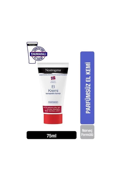 Neutrogena El Kremi Parfümsüz 75ml - Resim 2