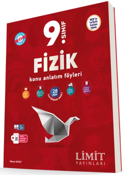 Limit 2025 9. Sınıf Fizik Konu Anlatım Föyleri Güncel Müfredat ürün görseli 1