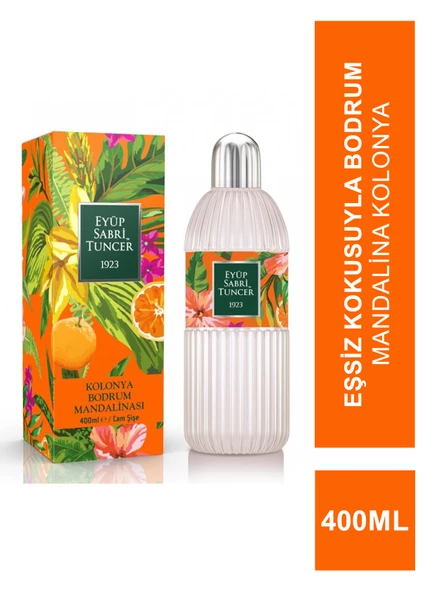 Eyüp Sabri Tuncer Bodrum Mandalinası Kolonyası 400ml Cam Şişe ürün görseli 1