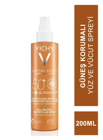 Vichy Capital Soleil Güneş Korumalı Yüz ve Vücut Spreyi SPF 50 200 ml ürün görseli 1