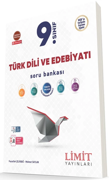 Limit 2025 9. Sınıf Türk Dili Ve Edebiyatı Soru Bankası Güncel Müfredat ürün görseli 1