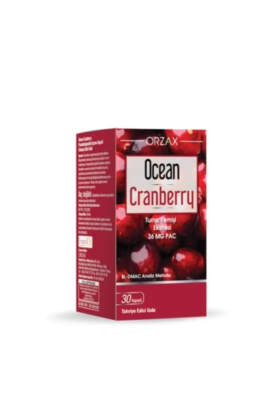 Ocean Cranberry Turna Yemişi Ekstresi 36 mg Pac 30 Tablet ürün görseli 1
