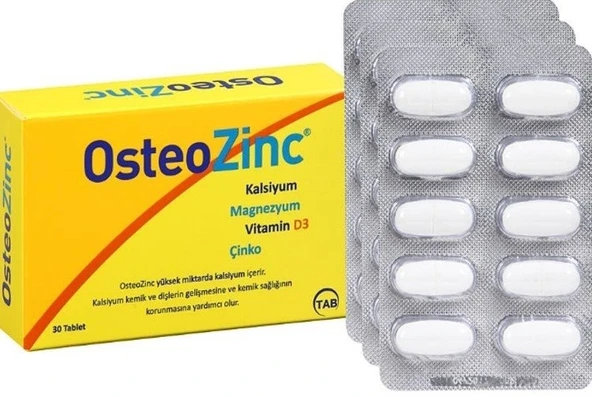 Osteozinc 30 Tablet ürün görseli 1