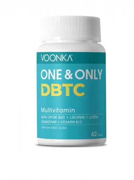 Voonka One & Only DBTC Multivitamin 62 Tablet ürün görseli 1