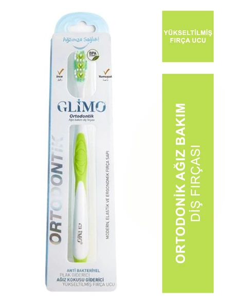 Glimo Ortodontik Yumuşak Diş Fırçası ürün görseli 1
