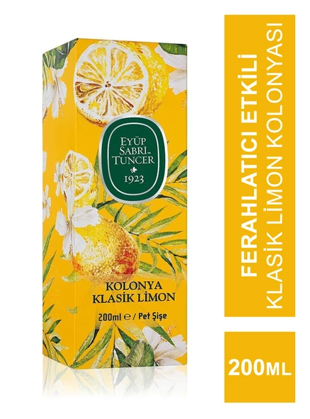Eyüp Sabri Tuncer Klasik Limon Kolonyası 200 ml Pet Şişe ürün görseli 1