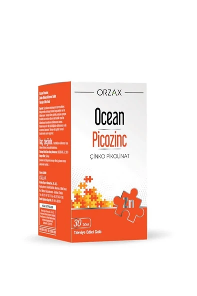 Ocean Picozinc Takviye Edici Gıda 30 Kapsül ürün görseli 1