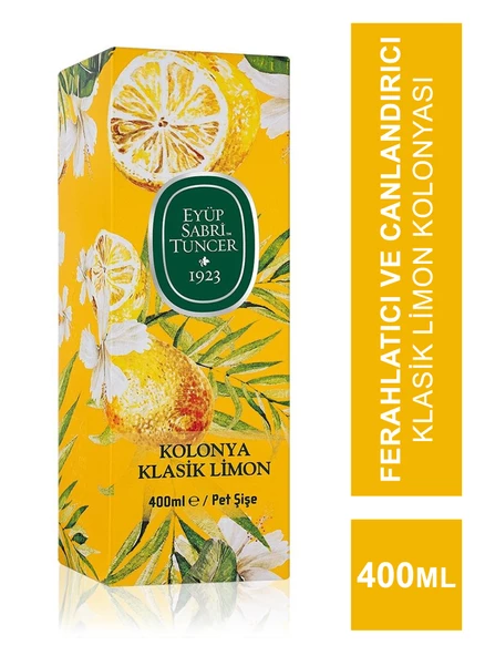 Eyüp Sabri Tuncer Limon Kolonyası 400 ml Pet Şişe ürün görseli 1