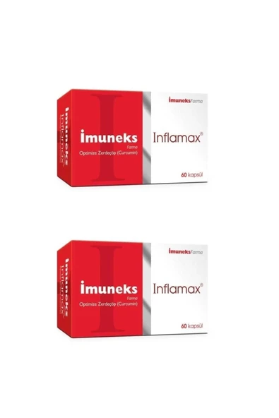 İmuneks Inflamax Optimize Zerdeçöp 60 Kapsül x 2 Adet ürün görseli 1