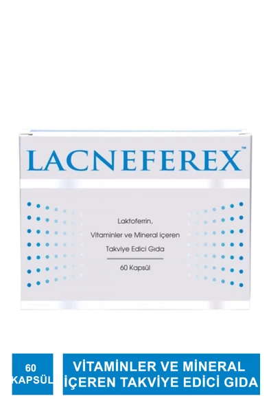 İmuneks Lacneferex Vitamin Ve Mineral İçeren Gıda Takviyesi 60 Kapsül ürün görseli 1