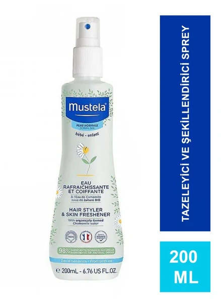 Mustela Skin Freshener Hair & Body Saç ve Vücut Spreyi 200 ml ürün görseli 1