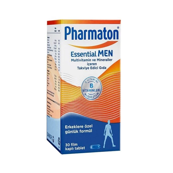 Pharmaton Essential Men Takviye Edici Gıda 30 Tablet ürün görseli 1