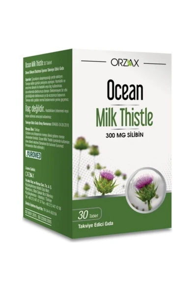 Ocean Milk Thistle Takviye Edici Gıda 30 Kapsül ürün görseli 1