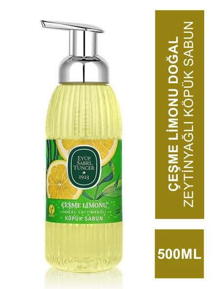 Eyüp Sabri Tuncer Çeşme Limonu Doğal Zeytinyağlı Köpük Sabun 500 ml ürün görseli 1
