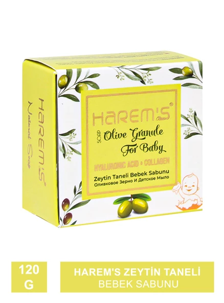 Harem's Zeytin Taneli Bebek Sabunu 120g ürün görseli 1