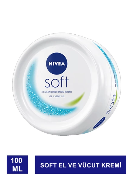 Nivea Soft El ve Vücut Kremi 100 ml ürün görseli 1