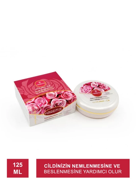 Harem's Gül Özlü Yüz & Dekolte Bakım Kremi 125ML ürün görseli 1