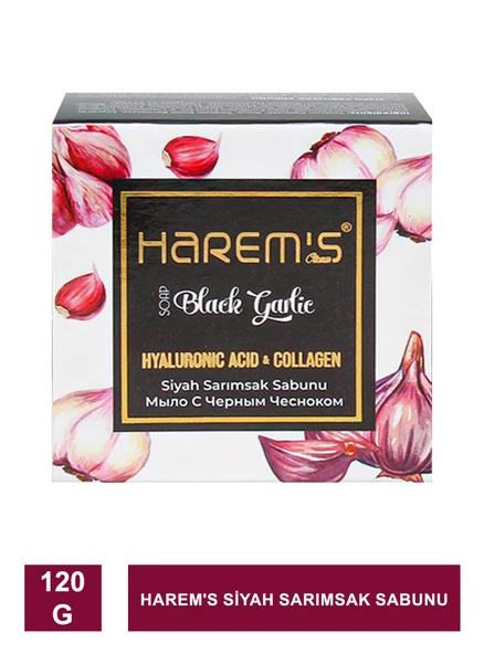 Harem's Siyah Sarımsak Sabunu 120g ürün görseli 1