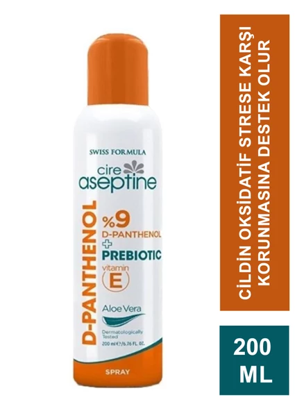 Cire Aseptine D-Panthenol Sprey 200 ml ürün görseli 1