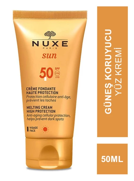 Nuxe Sun Spf 50 Face Cream Fondante Haute Protection Güneş Koruyucu Yüz Kremi 50ml ürün görseli 1