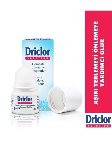 Driclor Aşırı Terleme Önleyici Antiperspirant Roll-On 20ml ürün görseli 1