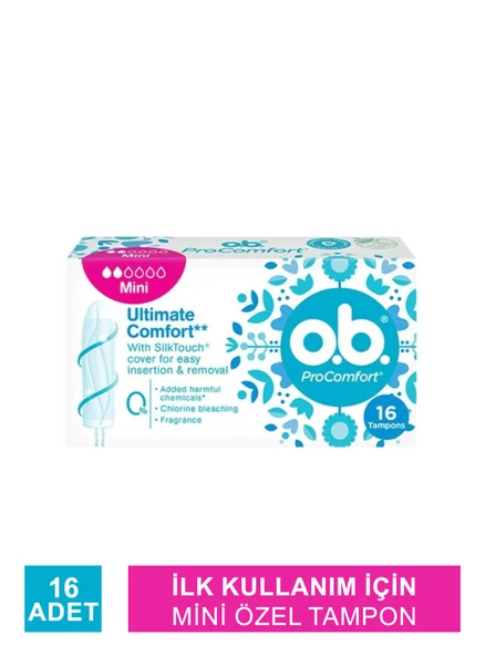 O.B. Pro Comfort Mini Tampon Light Days 16 Adet ürün görseli 1