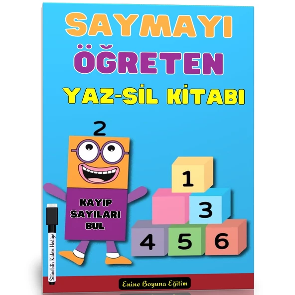 Saymayı Öğreten YAZ SİL Kitabı ürün görseli 1
