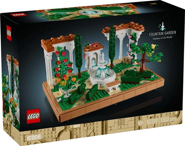 LEGO Icons 10359 Fountain Garden ürün görseli 1