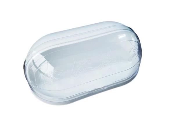 Ekmeklik Plastik Ekmek Kutusu Ekmek Dolabı Kapaklı Geniş Hacimli-Beyaz ürün görseli 1